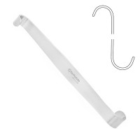 Luer "S" Retractor 5 3/4" Double Ended 6mm and 9mm