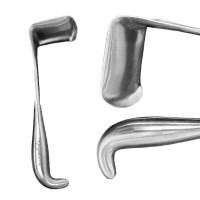 Kelly Retractor 10" Blade 3" x 2 1/2" Hollow Grip Handle