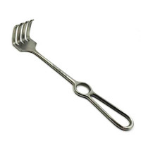 Israel Retractor 9" Six Blunt Prongs 2 1/4" x 1 3/4"