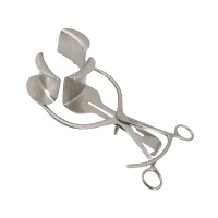 Mayo Adams Retractor Solid 6 3/4" with Center Blade and Grip Lock