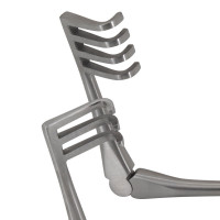 Beckman Weitlaner Retractor 6 1/2" 3 x 4 Blunt Hinged Blade 20mm x 15mm