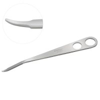Hohmann Retractor 9" - 8mm Wide Blade Flat Handle 2 Holes