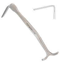 Smillie Retractor 5 1/2" T-Handle Medium Angled 19x45mm