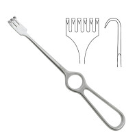 Volkman Retractor 8 1/2" 6 Sharp Prongs