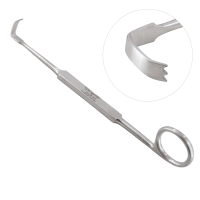 Meyerding Finger Retractor 7" Blade with Teeth 3/16" x 5/8"