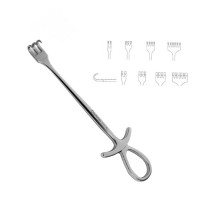 Murphy Rake Retractor 7 1/2" Three Sharp Prongs