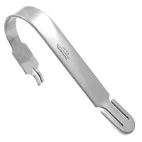 Short Prong Collateral Ligament Retractor with Strap 8" Blade Width 27mm