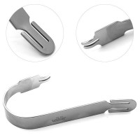 Short Prong Collateral Ligament Retractor with Strap 8" Blade Width 27mm
