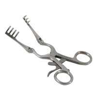 Beckman Weitlaner Retractor 5 1/2" 3 x 4 Sharp Hinged Blade 20 x 15mm