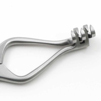 Weitlaner Retractor 4 1/2" Sharp Prongs 2 x 3 Depth 25mm