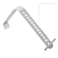Hip Retractor Blade 6" Depth T-Handle
