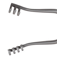 Weitlaner Retractor 5 1/2" Blunt Teeth 3 x 4