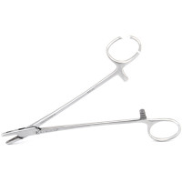 Adson Needle Holder Fenestrated Jaws 7"