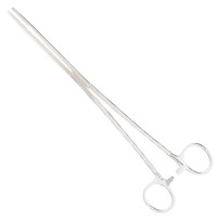 Bozeman Uterine Dressing Forceps Curved 10"