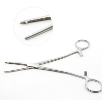 Heaney Hysterectomy Forceps Light Single Tooth 7 3/4"