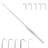 Emmet Uterine Tenaculum Hook Half Curved Small Size 9"