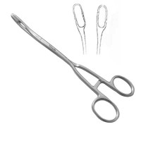 Winter Placenta Forceps Cup Jaws Curved Size 11"
