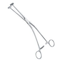 Millin Capsule Holding Forceps 9 1/2" T-shape Serrated Jaws 6x22mm