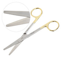 Mayo Dissecting Scissors 6 3/4" Straight Tungsten Carbide Insert Blades Left Hand
