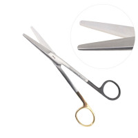 Mayo Scissors 6 3/4" Straight Tungsten Carbide Super Sharp