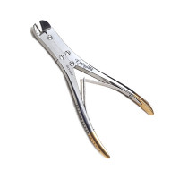 Wire Cutter Double Action 7" Angled Heavy Max 0.062" (1.6mm) - Tungsten Carbide