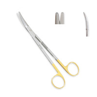 Mayo Stille Scissors Tungsten Carbide Curved 5 1/2"