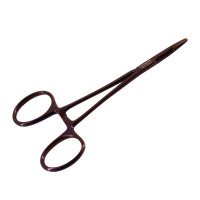 Olsen Hegar Needle Holder Scissors Combination 4 3/4" Serrated Tungsten Carbide Purple Coated