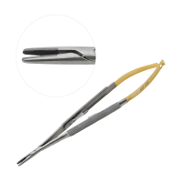 Jacobson Microvascular Needle Holder Straight Serrated 7" Tungsten Carbide