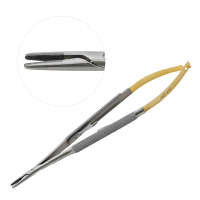 Jacobson Microvascular Needle Holder Straight Serrated 8 1/2" Tungsten Carbide