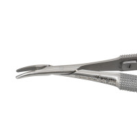 Castroviejo Needle Holder 5 1/2" Tungsten Carbide with Lock Curved Smooth