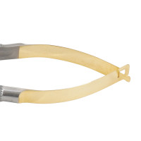 Castroviejo Needle Holder 5 1/2" Tungsten Carbide with Lock Curved Smooth