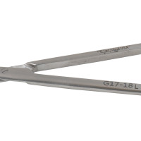 Metzenbaum Scissors 7" Curved Tungsten Carbide Insert Blades Left Hand