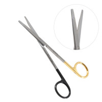 Ragnell Kilner Dissecting Scissors Straight 5 1/2" Tungsten Carbide Super Sharp Gold Handles