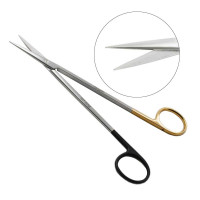Metzenbaum Scissor Straight 7" Super Sharp Tungsten Carbide Sharp Sharp Blades