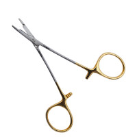 Webster Needle Holder with Scissor 4 3/4" Serrated Tungsten Carbide