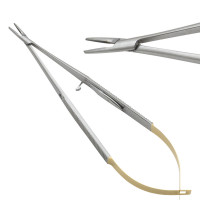Castroviejo Needle Holder 7 1/8" Tungsten Carbide with Lock Serrated