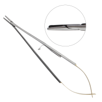 Castroviejo Needle Holder 7 1/8" Tungsten Carbide with Lock Serrated