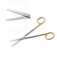 Metzenbaum Scissors 5 3/4" Straight Tungsten Carbide Insert Blades Left Hand