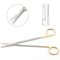 Metzenbaum Scissors Delicate Straight 9" Tungsten Carbide
