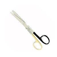 Operating Scissors Straight 6" Super Sharp Tungsten Carbide Blunt Blunt