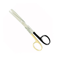 Operating Scissors Straight 6 1/2" Super Sharp Tungsten Carbide Blunt Blunt
