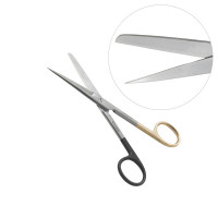 Operating Scissors Sharp Blunt Straight 4 1/2" Super Sharp Tungsten Carbide