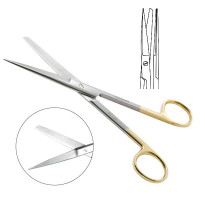 Operating Scissors Sharp Blunt Straight 5" Tungsten Carbide