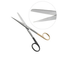 Operating Scissors Sharp Blunt Straight 5" Super Sharp Tungsten Carbide