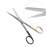 Operating Scissors Sharp Blunt Straight 6 1/2" Super Sharp Tungsten Carbide