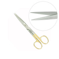 Operating Scissors Sharp Sharp Straight 4 1/2" Tungsten Carbide