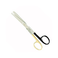 Operating Scissors Straight 5 1/2" Super Sharp Tungsten Carbide Blunt Blunt