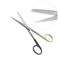 Operating Scissors Sharp Blunt Straight 5 1/2" Super Sharp Tungsten Carbide