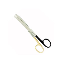 Operating Scissors Blunt Blunt Curved 4 1/2" Super Sharp Tungsten Carbide