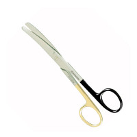 Operating Scissors Blunt Blunt Curved 6" Super Sharp Tungsten Carbide